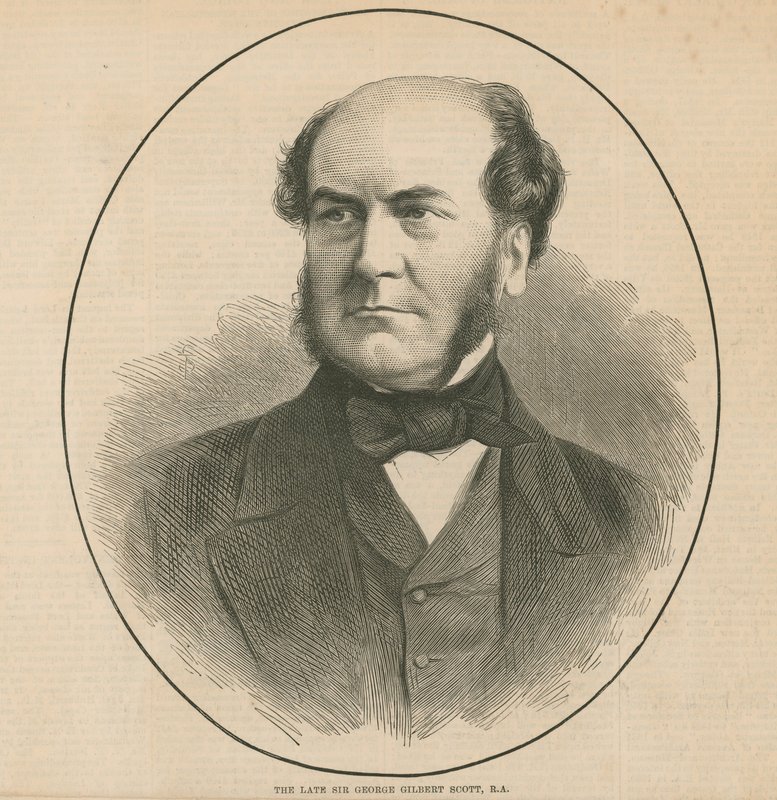 Avdøde Sir George Gilbert Scott, RA, arkitekt av English School