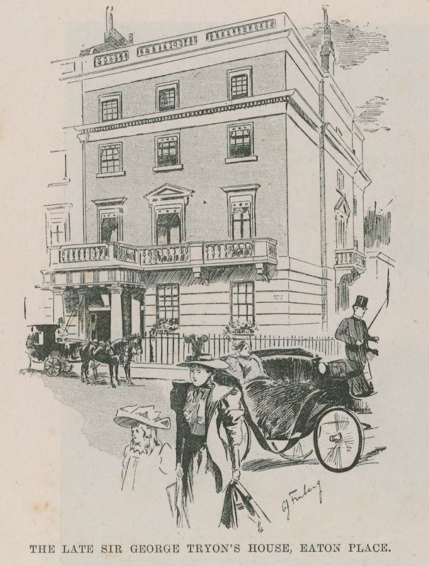 Det avdøde Sir George Tryons-huset, Easton Place, London av English School