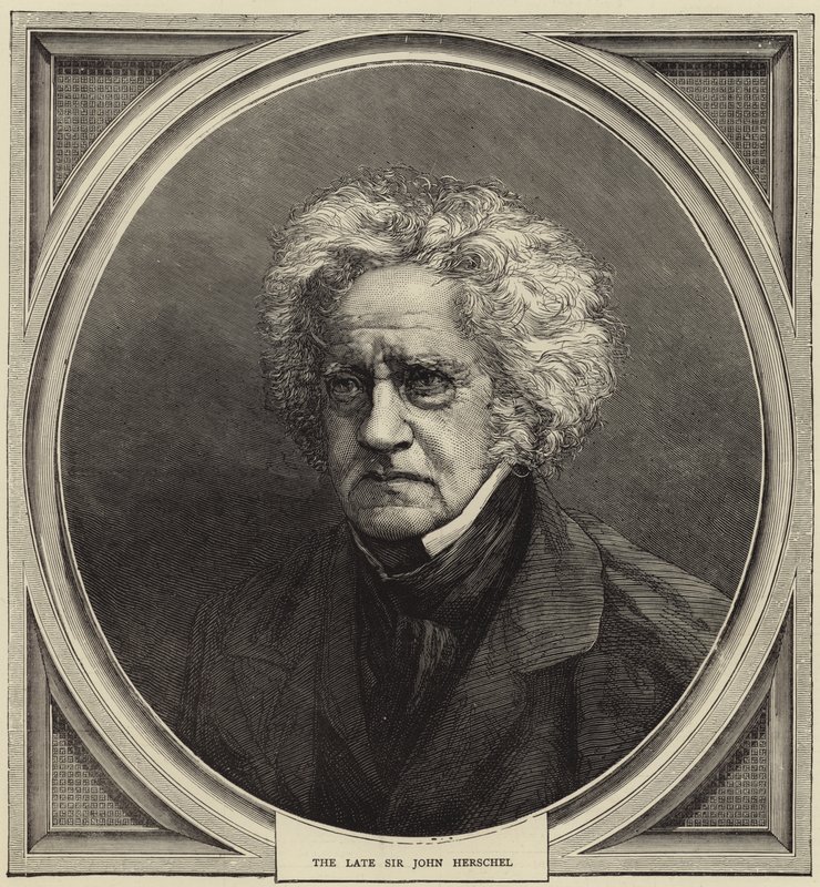 Avdøde Sir John Herschel av English School