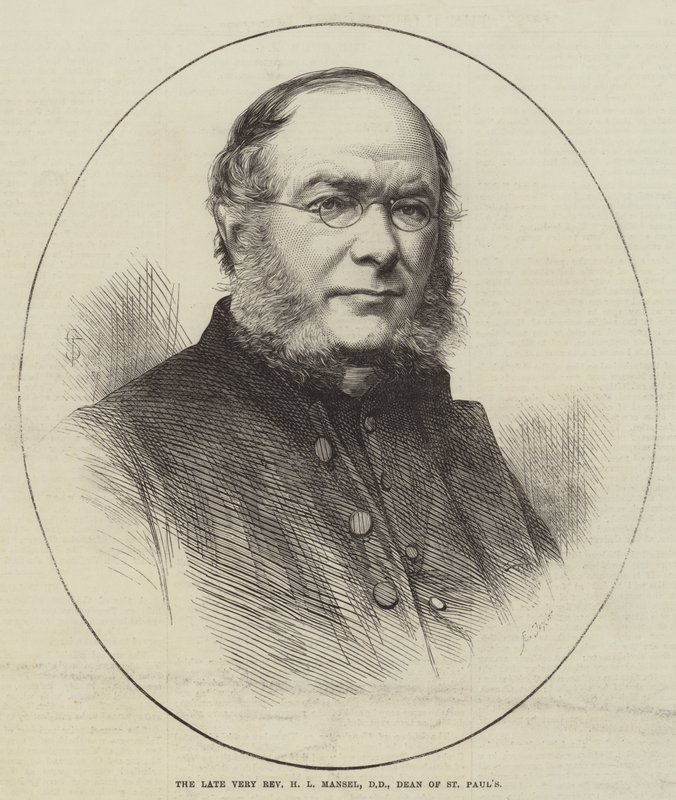 Den avdøde Very Reverend HL Mansel, DD, Dean of St Paul's (gravering) av English School