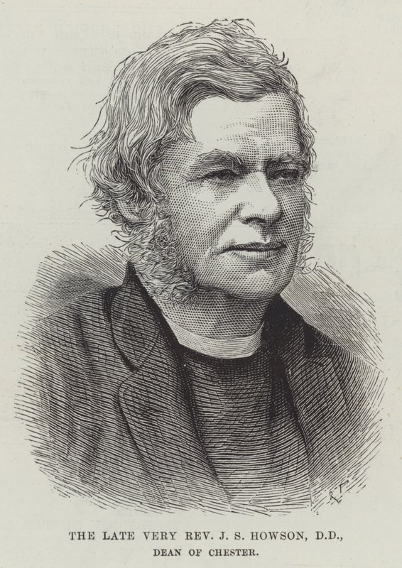 Den avdøde Very Reverend JS Howson, DD, dekan av Chester (gravering) av English School