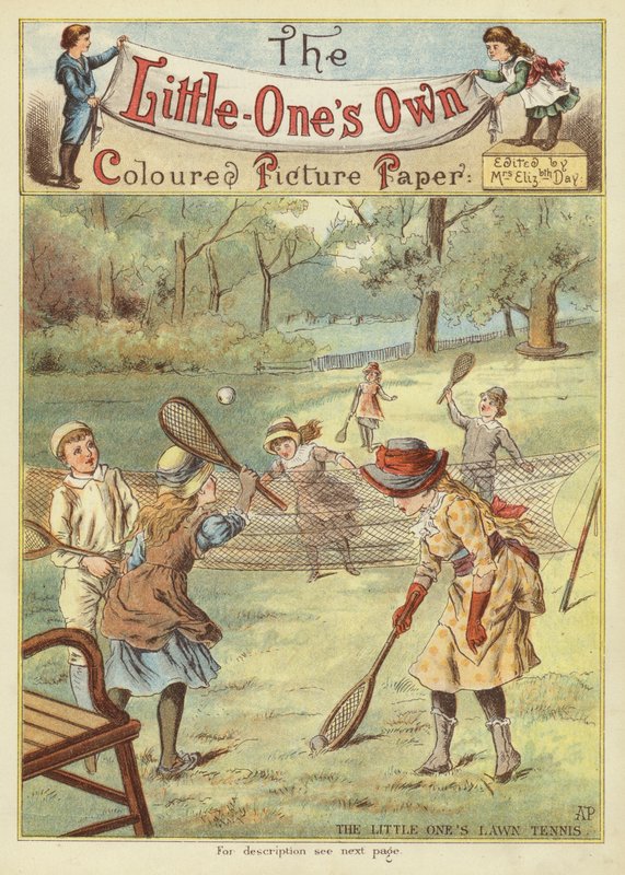 De minstes plentennis (chromolitho) av English School