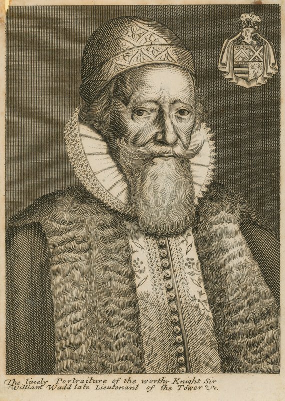 Det livlige portrettet av den verdige ridder Sir William Wadd av English School