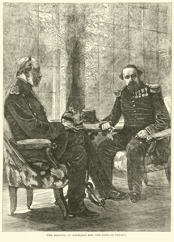 Møtet mellom Napoleon og kongen av Preussen, september 1870 av English School