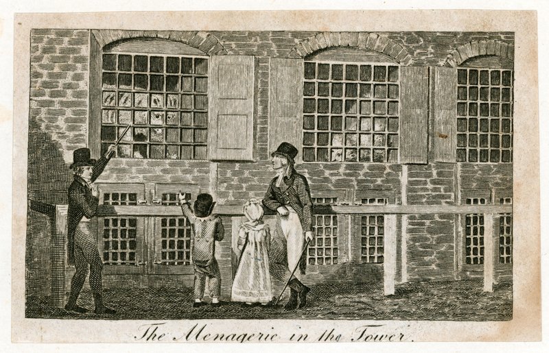 Menasjeriet i Tower of London rundt 1820 av English School