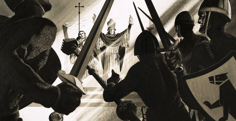 Drapet på Thomas a Becket av English School
