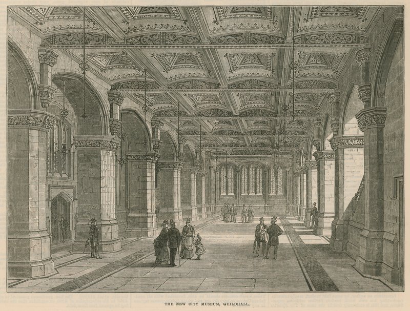Det nye bymuseet, Guildhall, London av English School
