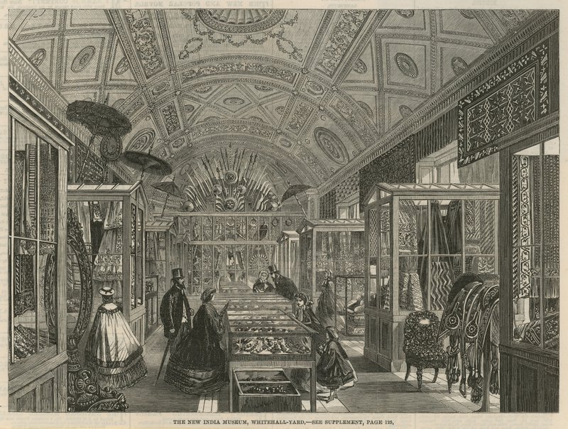 Det nye India Museum, Whitehall Yard, London av English School
