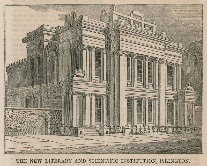 Den nye litterære og vitenskapelige institusjonen, Islington, London av English School