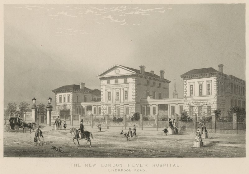 Det nye London Fever Hospital, Liverpool Road av English School