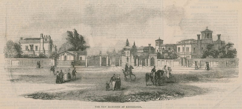 De nye herskapshusene i Kensington av English School