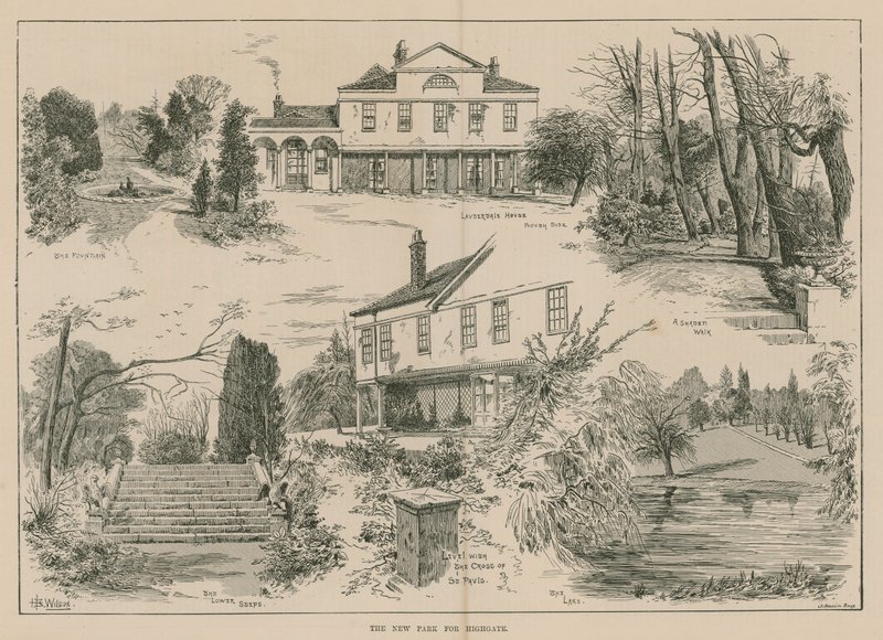 Den nye parken for Highgate, London av English School