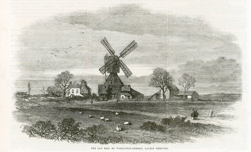 Den gamle møllen på Wimbledon Common av English School
