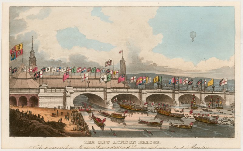Åpningen av New London Bridge av English School