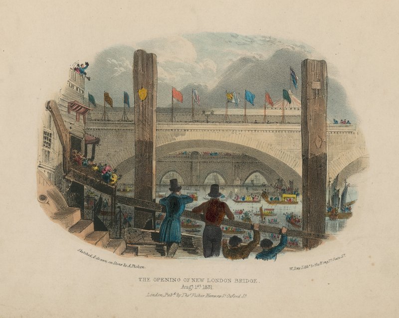 Åpningen av den nye London Bridge av English School
