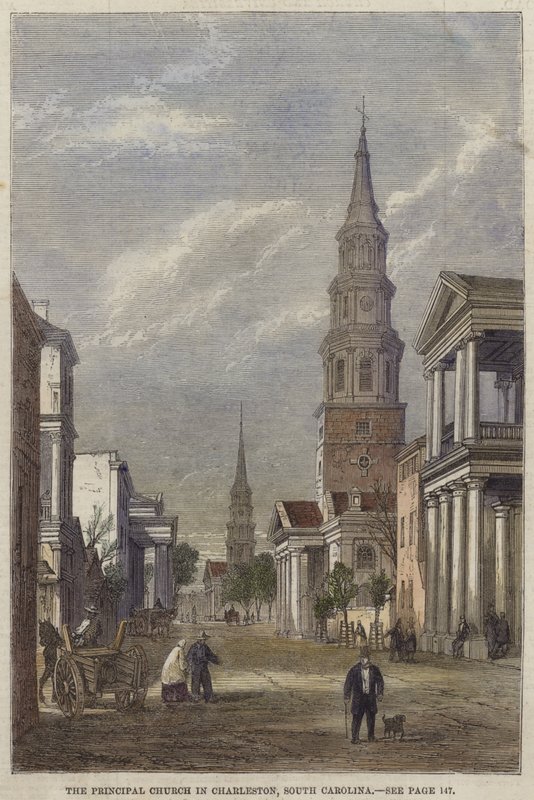 Hovedkirken i Charleston, South Carolina av English School