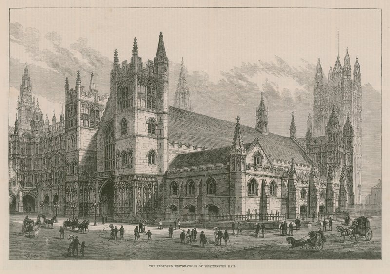Den foreslåtte restaureringen av Westminster Hall av English School