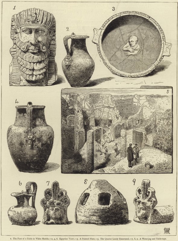 De siste utgravningene i Pompeii av English School