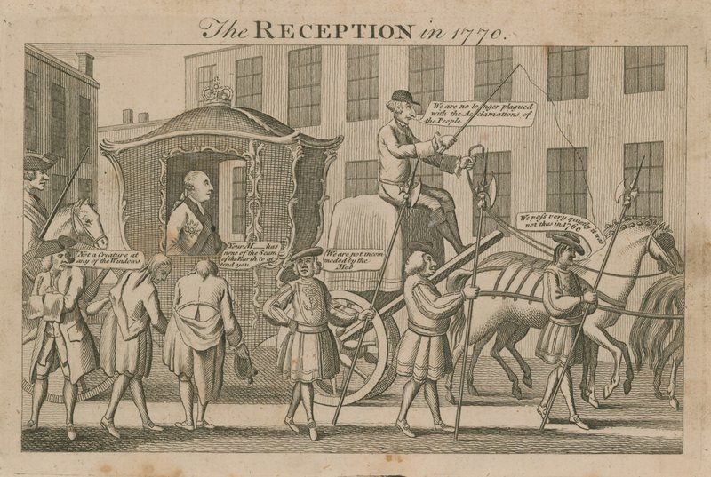 Mottakelsen i 1770 av English School