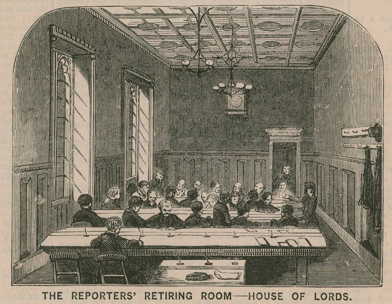 Journalistenes pensjonistrom i House of Lords av English School