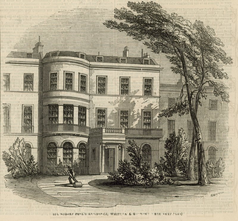 Residensen til Sir Robert Peel av English School