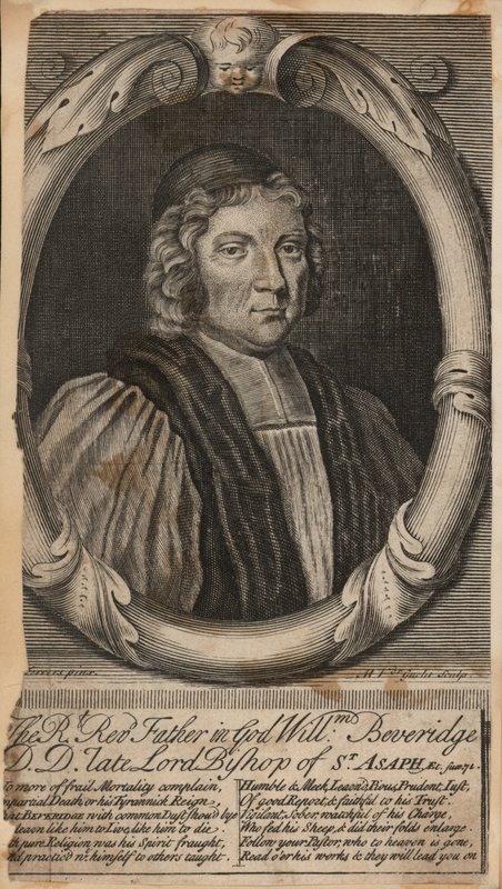 Den rette ærverdige far i Gud William Beveridge, avdøde Lord Bishop of of St Asash av English School