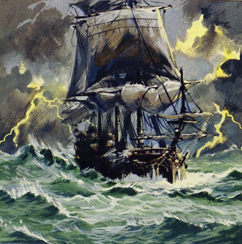 Den stormfulle turen inspirerte Wagners The Flying Dutchman av English School