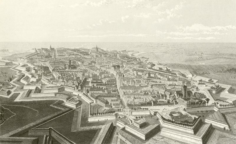 Lille by og festning av English School