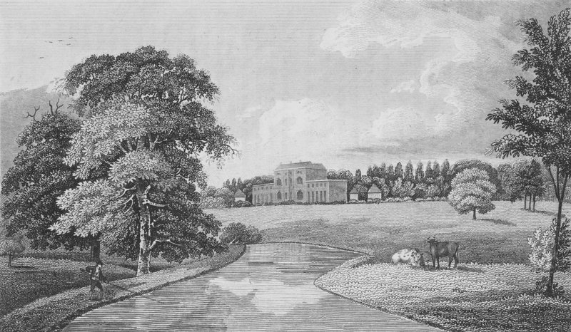 Theobalds, Hertfordshire (gravering) av English School