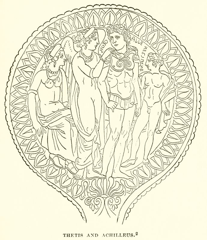 Thetis og Achilleus av English School