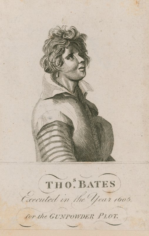 Thomas Bates, henrettet i år 1606 for kruttplanen av English School