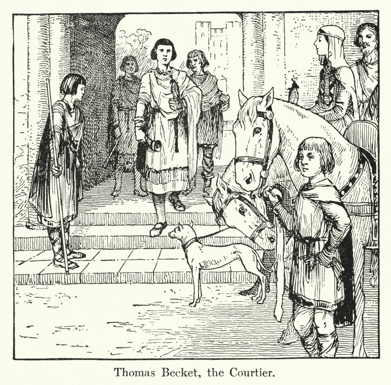 Thomas Becket, hoffmannen av English School