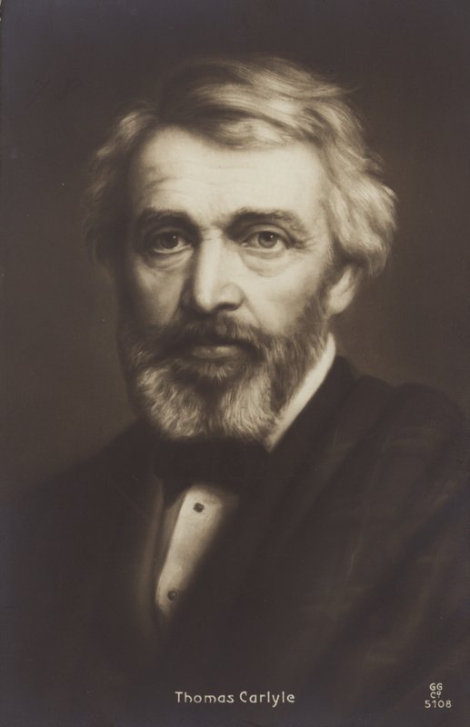 Thomas Carlyle (1795–1881), skotsk filosof, forfatter og historiker av English School