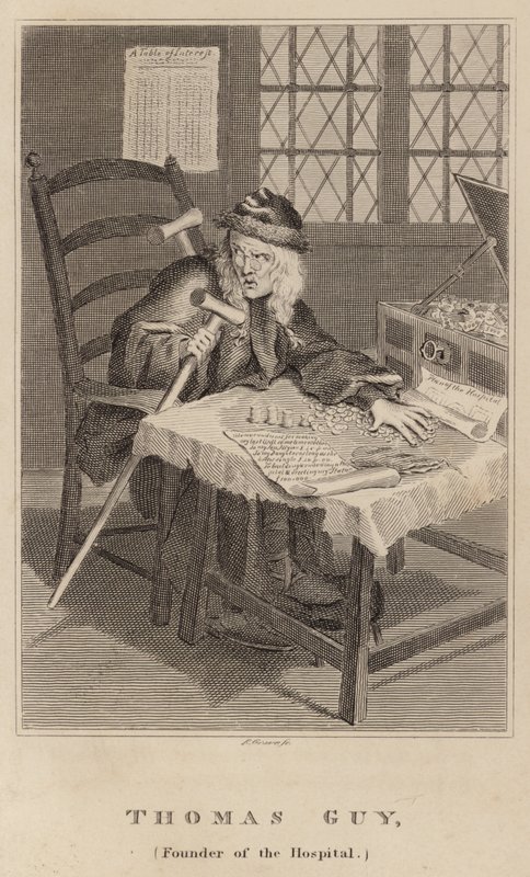 Thomas Guy, grunnlegger av sykehuset av English School