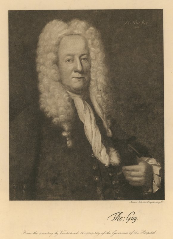 Thomas Guy, fra maleriet av John Vanderbank av English School