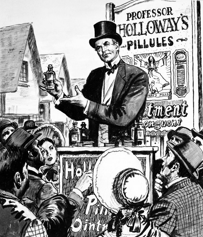 Thomas Holloways medisiner hadde imponerende navn av English School