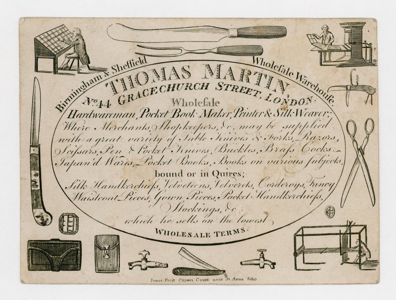Thomas Martin, byttekort av English School