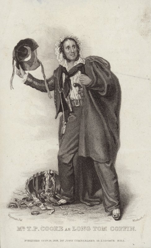 Thomas Potter Cooke som Long Tom Coffin av English School