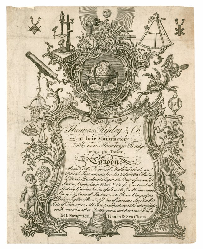 Thomas Ripley & Co, byttekort av English School