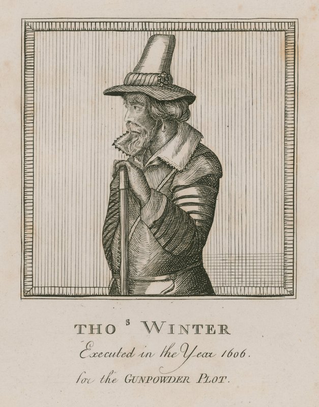 Thomas Winter, henrettet i år 1606 for Kruttplottet av English School