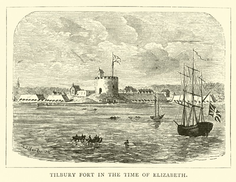 Tilbury Fort i Elizabeths tid av English School