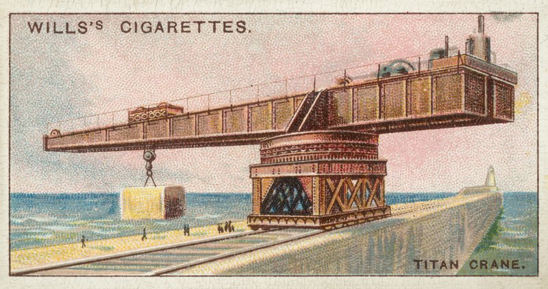 Titan Crane (chromolitho) av English School