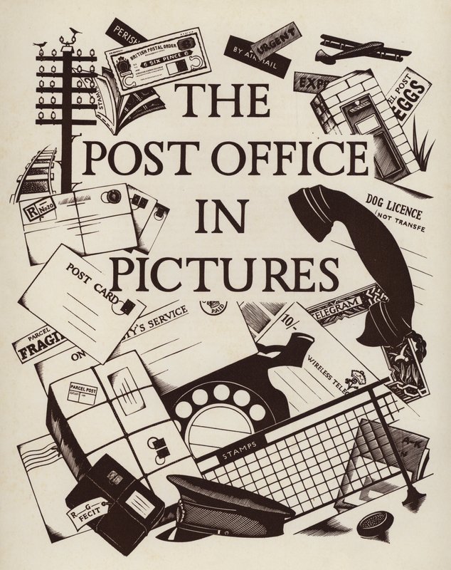 Tittelsideillustrasjon for The Post Office in Pictures av English School