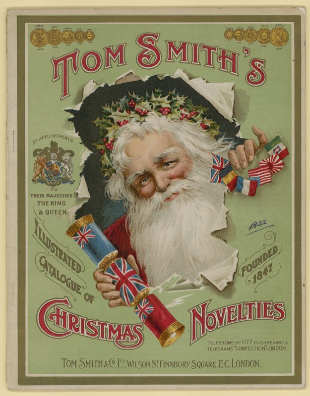 Tom Smith & Co Ltd, Christmas Novelties, Christmas Crackers, Brosjyreomslag av English School