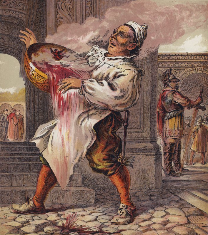 Tom Thumb (farge litho) av English School