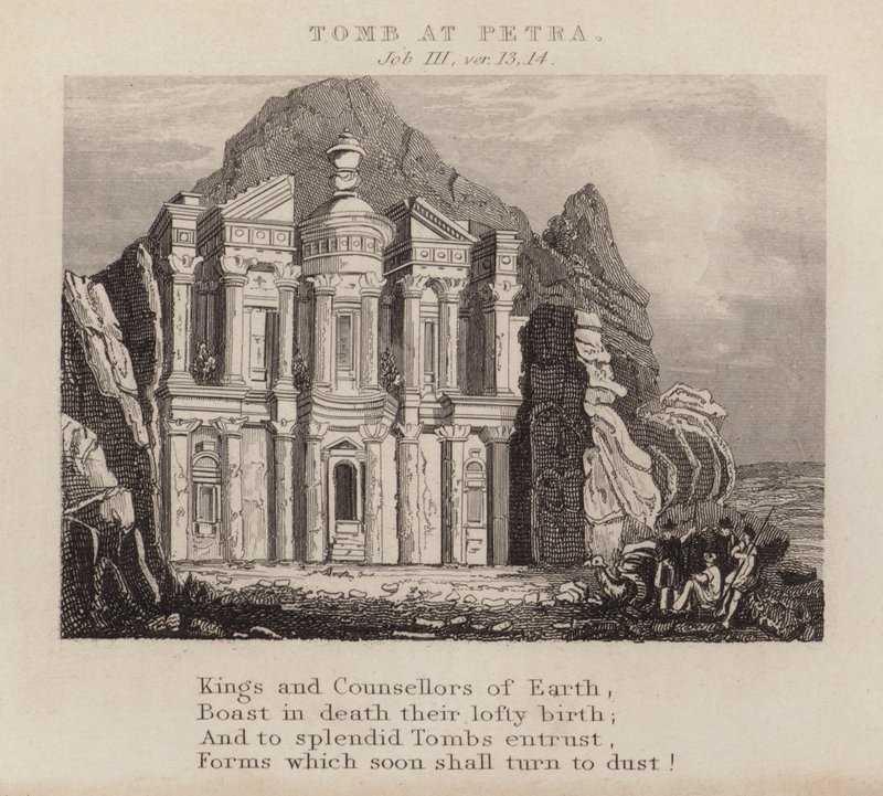 Grav i Petra, Job III, ver 13 av English School