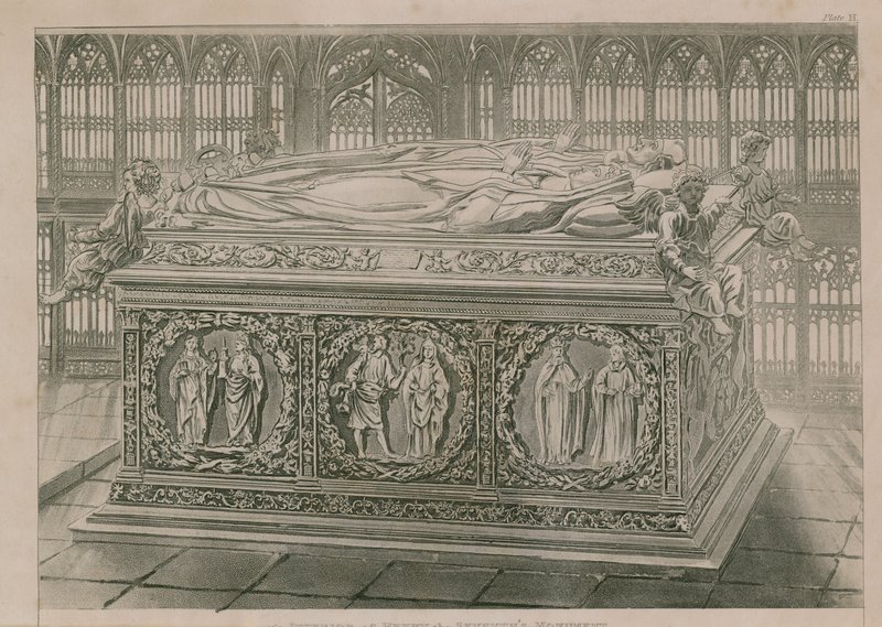 Grav i Westminster Abbey av English School