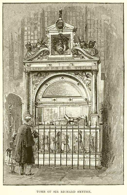 Graven til Sir Richard Smythe av English School
