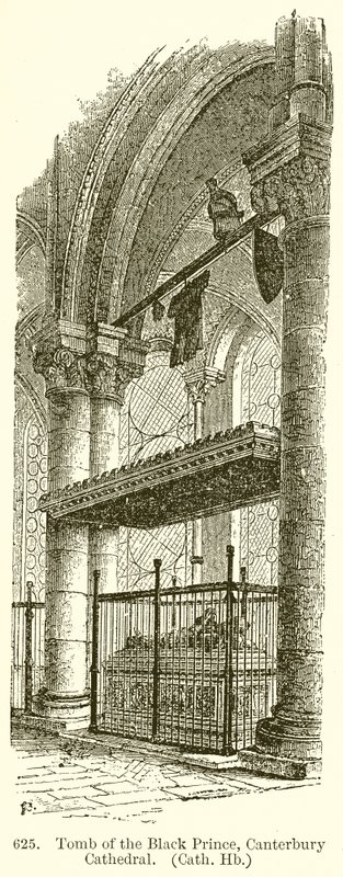 Graven til den svarte prinsen, Canterbury katedral av English School