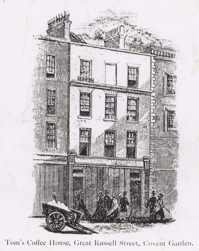 Toms Coffee House, Great Russell Street, Covent Garden av English School